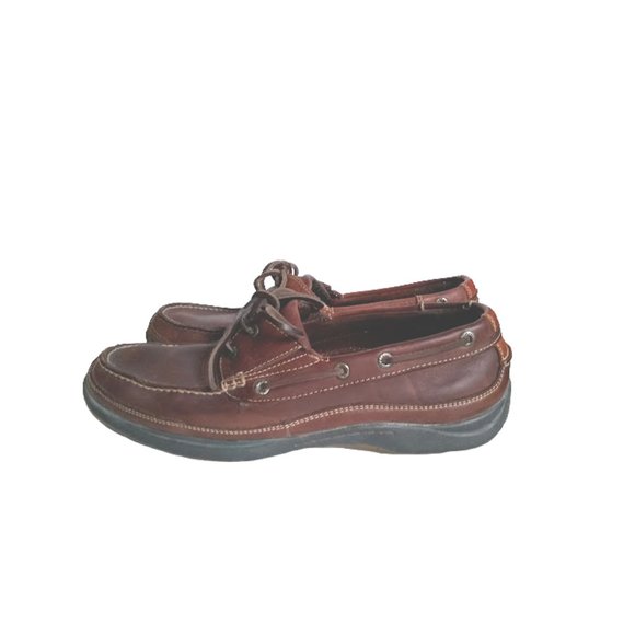 Men's Brown Dockers Leather Loafers size 11 - Picture 2 of 7